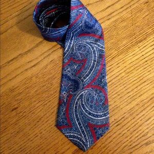 Paris paisley necktie
